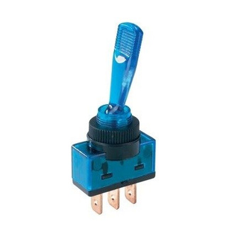 Przełącznik dźwigniowy 20A 12V (niebieski) | 12453