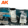 Elastyczna Nić Modelarska 0,020mm 20m Elastic Rigging Bobbin Mega Thin 1:700 | AK9134 AK INTERACTIVE