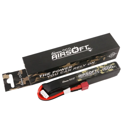 Pakiet LiPo Airsoft Gun 1500mAh 11,1V 3S1P 25C Dean-T | GEA15003S25D GENS ACE