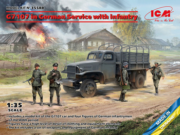 G7107 in German Service with Infantry 1:35 | 35588 ICM