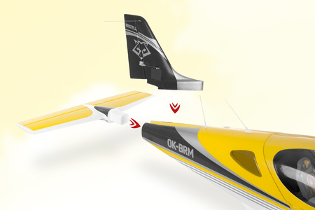 Bristell B23 1600mm ARF (żółty) | KAV02.8079 KAVAN