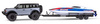 Przyczepa Do Łodzi Traxxas Disruptor Tandem-Axle Boat Trailer 790mm | 10650 TRAXXAS