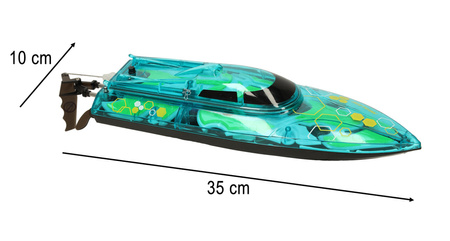 Motorówka zdalnie sterowana Q7 Illuminator (350mm) | KX3662 REVOLT
