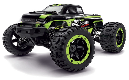 BlackZon Slyder Turbo Brushless MT Monster Truck 1/16 4WD Bezszczotkowy Zielony Samochód Zdalnie Sterowany Model RC | 540208