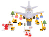 Samolot transportowy + 6 maszyn budowlanych