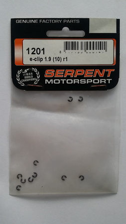 E-clips 1,9mm 10szt - MEGA 1201
