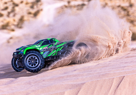 Traxxas Mini Maxx BL-2S 4WD 1/12 Zielony Model Zdalnie Sterowany | 107154-1-GRN