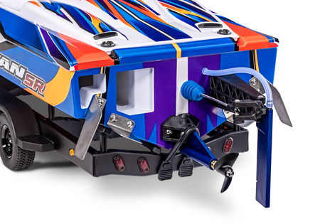 Spartan SR Motorówka Łódź Zdalnie Sterowana Czerwona | 103076-4 TRAXXAS