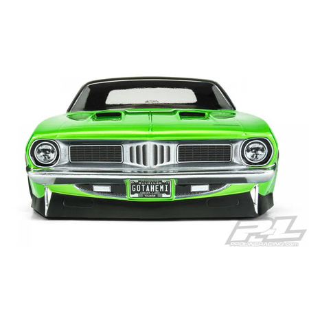 Karoseria 1:10 1972 Plymouth Barracuda Drag Car (przezroczysta) | P355000 PRO-LINE