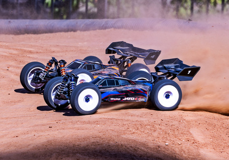 Traxxas Jato 4x4 VXL-4S 1/8 Brushless Pomarańczowy Samochód Zdalnie Sterowany Model RC | 90386-4