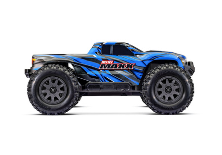 Traxxas Mini Maxx BL-2S 4WD 1/12 Niebieski | 107154-1-BLUE