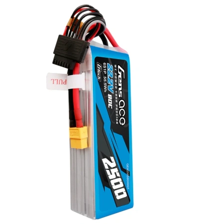 Akumulator LiPo 2500mAh 22,2V 80C 6S1P XT60 G-Tech | GEA256S80X6GT GENS ACE