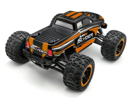 BlackZon Slyder MT 1/16 4WD RTR + LED (pomarańczowy) | 540099