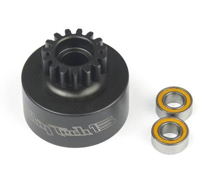 Kosz sprzęgła (zębatka) 15T z łożyskami | 560225 HOBBYTECH