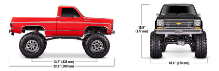 Traxxas TRX-4 Chevrolet K10 High Trail Edition 4X4 1:10 Miedziany Copper Samochód Zdalnie Sterowany Model RC | 92056-4-COPR