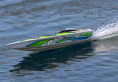 Motorówka Blast TQ RTR +akumulator+ładowarka ZIELONA - Traxxas