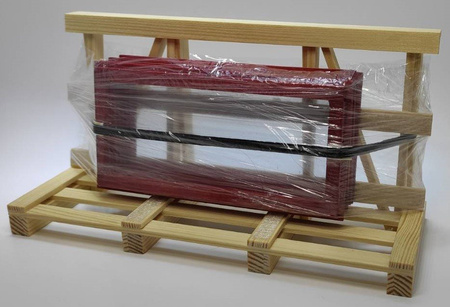 Paleta do transportu okien (1:14) - brązowe | EPF002 TINY LOGISTICS