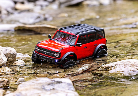 Traxxas TRX-4M Ford Bronco 1/18 4x4 Crawler RC Czarny Samochód Terenowy Zdalnie Sterowany | 97074-1-BLK