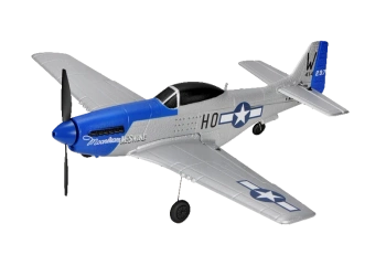Mini Mustang P51D Scaled Warbird Airplane niebieski RTF (450mm) | TOP097B01 TOP RC HOBBY