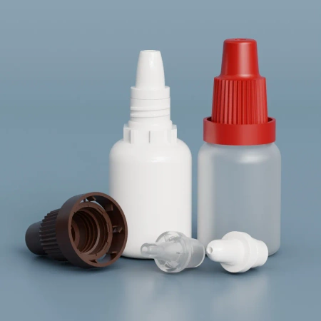 Butelka z nakrętką i zakraplaczem PE-20ml