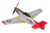 Mini Mustang P51D Scaled Warbird Airplane czerwony RTF (450mm) | TOP097B02 TOP RC HOBBY