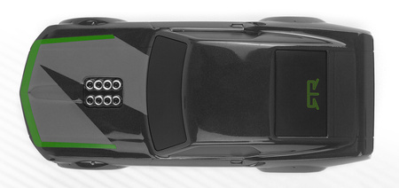 1969 Ford Mustang RTR-X Nano TTR Table Top Racer 1/64 Samochód Zdalnie Sterowany Model RC | 160980 HPI RACING