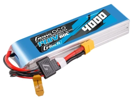 Akumulator LiPo 4000mAh 14,8V 60C 4S1P XT60 G-Tech | GEA404S60X6GT GENS ACE