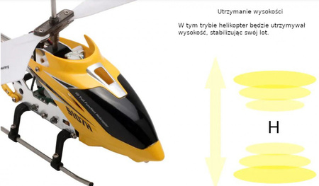 Helikopter RC 2,4GHz (czerwony) | S107H SYMA