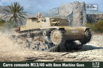 Carro comando M13/40 with 8mm Machine Guns 1:72 | 72129 IBG