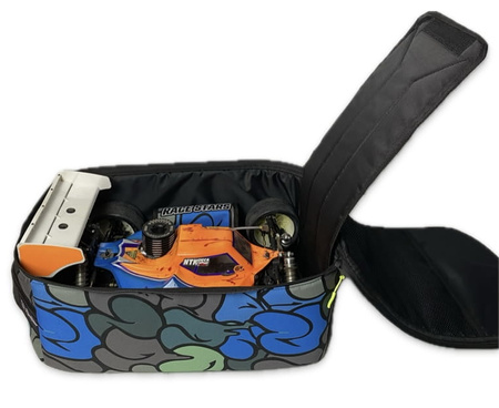 Plecak Transportowy Backpack Na Model 1/8 Yellow Graffiti | RACE STARS