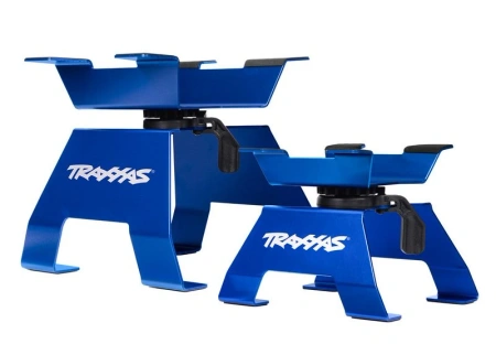 Podstawka Serwisowa RC 360° Aluminiowy Stojak Obrotowy 1/5 | 8797-BLUE TRAXXAS