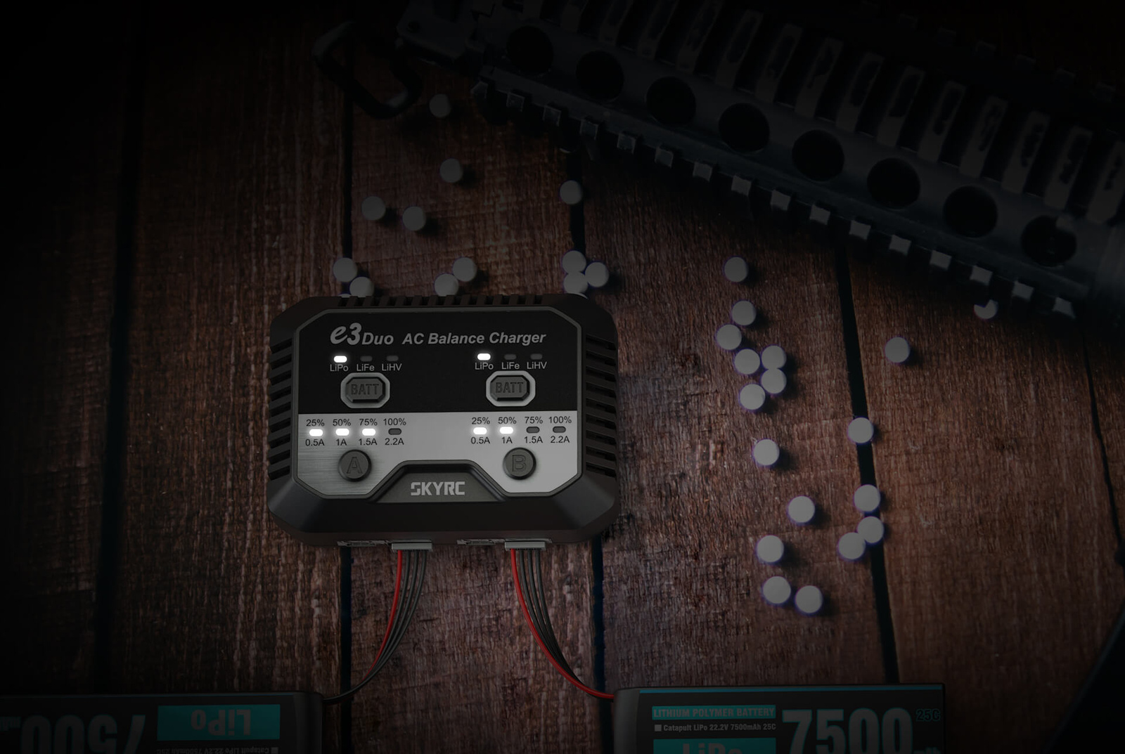 Ładowarka Dwuportowa SkyRC e3 Duo 2x20W LiPo 2S-3S | SK-100164-01 SKYRC pol_pl_Ladowarka-Dwuportowa-SkyRC-e3-Duo-2x20W-LiPo-2S-3S-SK-100164-01-SKYRC-1016662_4