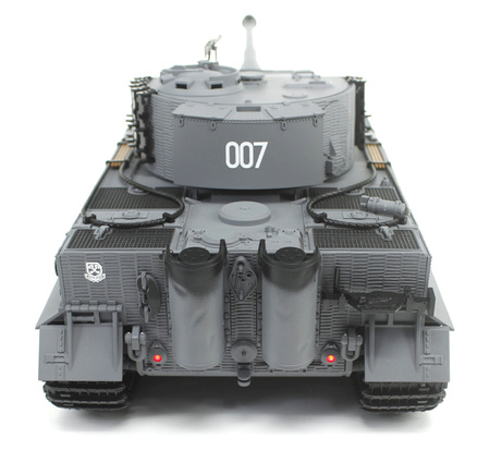 German Tiger 1 Late Std RTR 2,4Ghz 1/24 Czołg Zdalnie Sterowany IR Dźwięk Taigen Szary | 3841-11-L HENG LONG