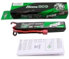 Gens ace 25C 2400mAh 2S2P 7.4V Saddle Airsoft Gun Lipo Battery with Mini Deans(T) Plug