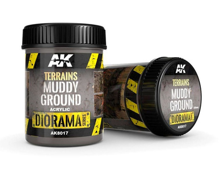 Akrylowa imitacja błotnistego gruntu (Muddy Ground) 250ml | AK8017