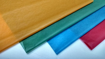 Papier Japoński KOLOROWY CIENKI - CZERWONY