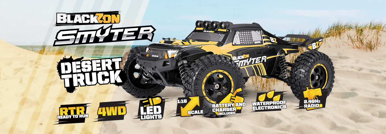 BlackZon Smyter DT Desert Truck 1/12 4WD Żółty Samochód Zdalnie Sterowany Model RC | 540226 pol_pl_Samochod-BlackZon-Smyter-DT-Desert-Truck-1-12-4WD-Zolty-540226-HPI-1016712_6