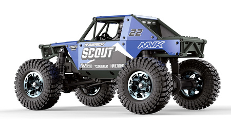 Maverick Scout24 1:24 4WD Rock Crawler RC Samochód Zdalnie Sterowany Niebieski | 151300 MAVERICK