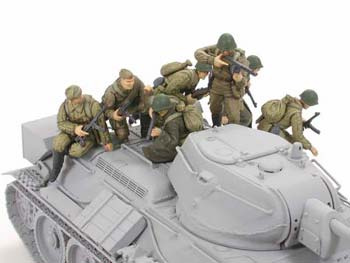 WWII Russian Infantry and Tank Crew Set 1:48 | Tamiya 32521