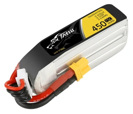 Akumulator LiPo 450mAh 14,8V 75C 4S1P XT30 Long Pack | TAA4504S75X3L TATTU