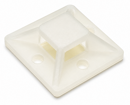 Klipsy Mocujące Samoprzylepne Do Poprowadzenia Przewodów 20x20x8mm 10szt.