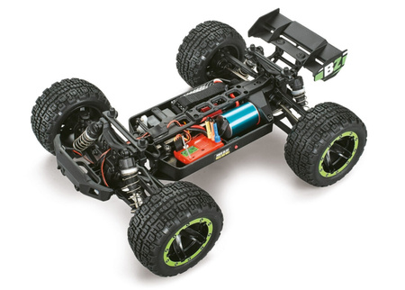 BlackZon Slyder Turbo Brushless ST Stadium Truck 1/16 4WD Bezszczotkowy Zielony Samochód Zdalnie Sterowany Model RC | 540202