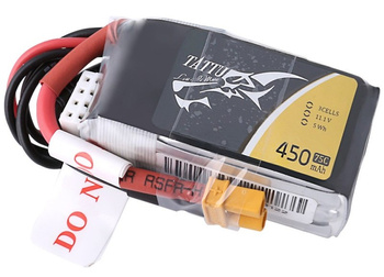 Akumulator LiPo 450mAh 11,1V 75C 3S1P XT30 | TAA4503S75XT3 TATTU
