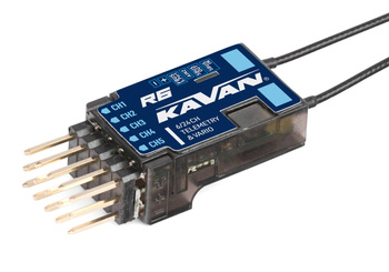 Odbiornik KAVAN R6 Vario 6/24CH 2,4GHz (z wariometrem) | KAV18.10006V