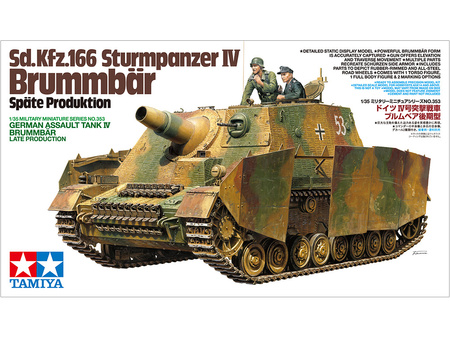Sd.Kfz.166 Sturmpanzer IV Brummbar Late Production 1:35 | Tamiya 35353