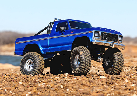 Traxxas TRX-4 Ford F-150 High Trail Edition 4X4 1:10 Niebieski Samochód Zdalnie Sterowany Model RC | 92046-4-BLUE