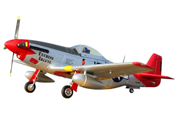 P-51D Mustang "Red Tail" V8 1450mm EPP ARF - FMS