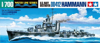 U.S. Navy Destroyer DD-412 Hammann 1:700 | 31911 TAMIYA