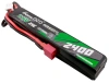 Gens ace 25C 2400mAh 2S2P 7.4V Saddle Airsoft Gun Lipo Battery with Mini Deans(T) Plug