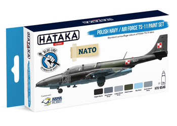 Zestaw farb akrylowych (Polish Navy / Air Force TS-11) | HTK-BS46 HATAKA